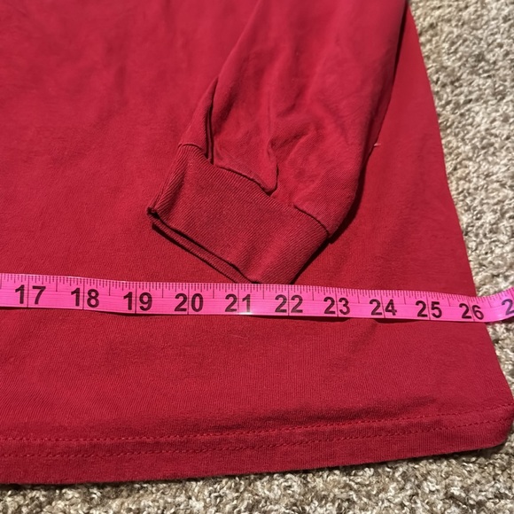 Gildan heavyweight long sleeve T w/zig-zagged elephant (think Bama!) 2XL EUC! - Picture 7 of 8